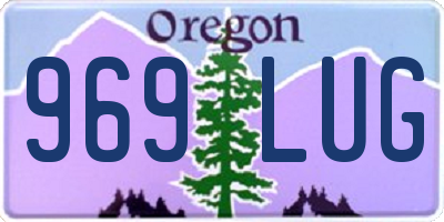 OR license plate 969LUG