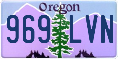 OR license plate 969LVN