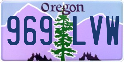 OR license plate 969LVW