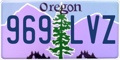 OR license plate 969LVZ