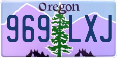 OR license plate 969LXJ
