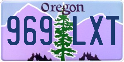 OR license plate 969LXT