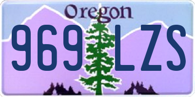 OR license plate 969LZS