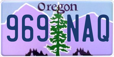 OR license plate 969NAQ