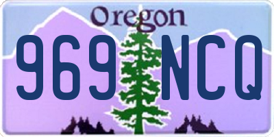OR license plate 969NCQ