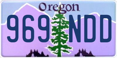 OR license plate 969NDD
