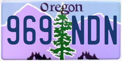 OR license plate 969NDN