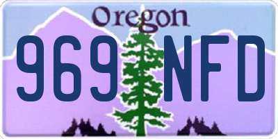 OR license plate 969NFD