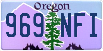 OR license plate 969NFI