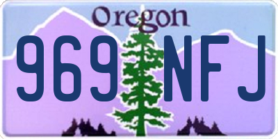 OR license plate 969NFJ