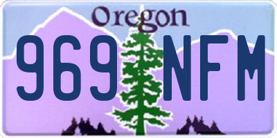 OR license plate 969NFM