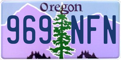 OR license plate 969NFN