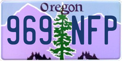 OR license plate 969NFP