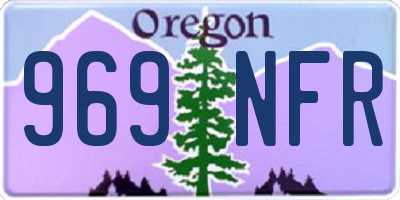OR license plate 969NFR
