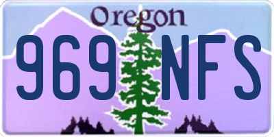 OR license plate 969NFS
