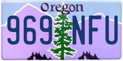 OR license plate 969NFU
