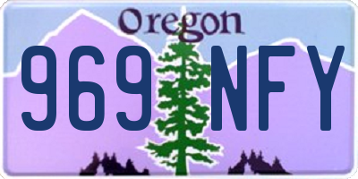 OR license plate 969NFY