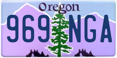 OR license plate 969NGA