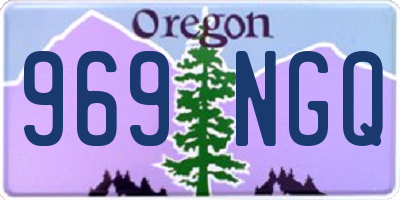 OR license plate 969NGQ