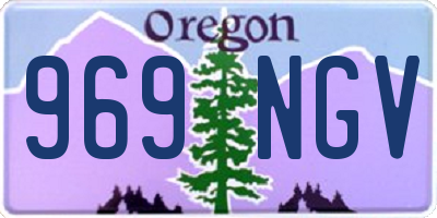 OR license plate 969NGV