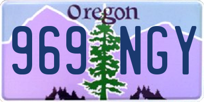 OR license plate 969NGY