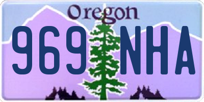 OR license plate 969NHA