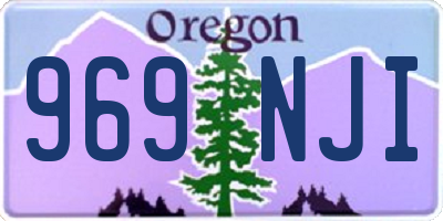 OR license plate 969NJI