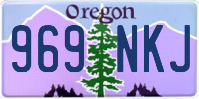 OR license plate 969NKJ