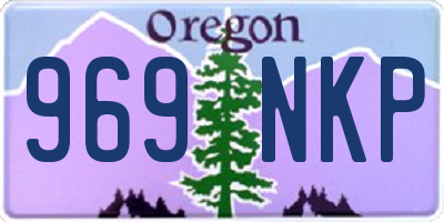 OR license plate 969NKP