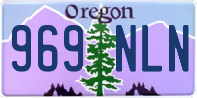OR license plate 969NLN