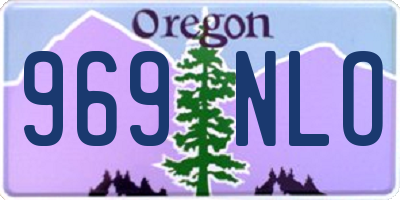 OR license plate 969NLO