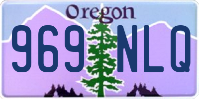 OR license plate 969NLQ