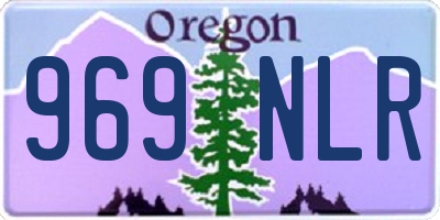 OR license plate 969NLR