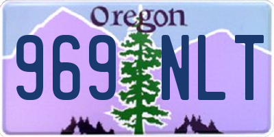 OR license plate 969NLT