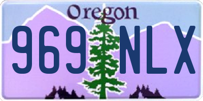 OR license plate 969NLX