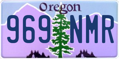 OR license plate 969NMR
