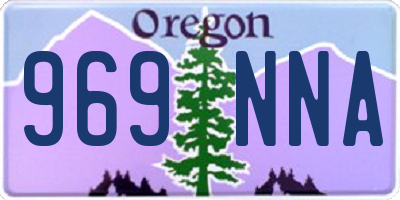 OR license plate 969NNA