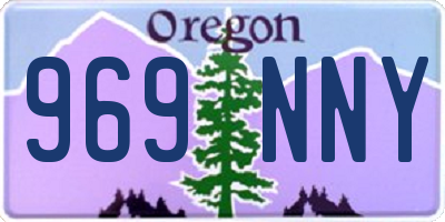OR license plate 969NNY