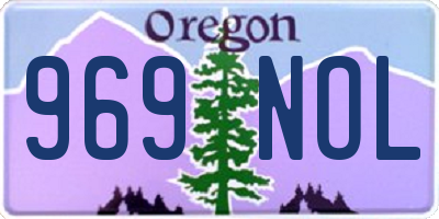 OR license plate 969NOL