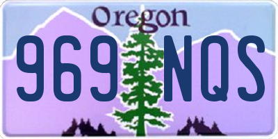 OR license plate 969NQS