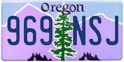 OR license plate 969NSJ