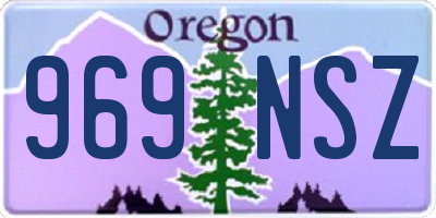 OR license plate 969NSZ
