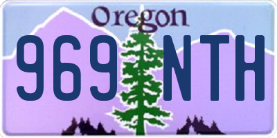 OR license plate 969NTH