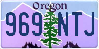 OR license plate 969NTJ