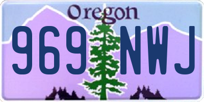 OR license plate 969NWJ