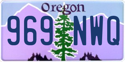 OR license plate 969NWQ