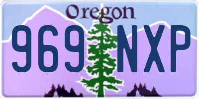 OR license plate 969NXP