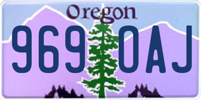 OR license plate 969OAJ