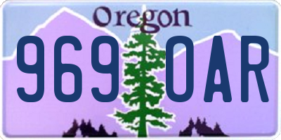 OR license plate 969OAR