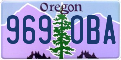 OR license plate 969OBA